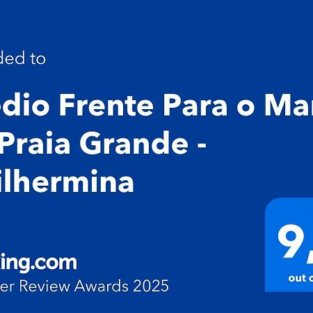 Prédio Frente Para o Mar na Praia Grande - Guilhermina Praia Grande (Santos) Exterior foto